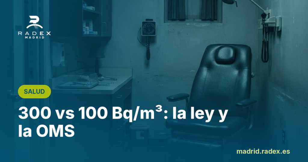 Radex Madrid — 300 vs 100 bq oms